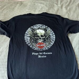 Harley-Davidson Black Skull Graphic Tee
